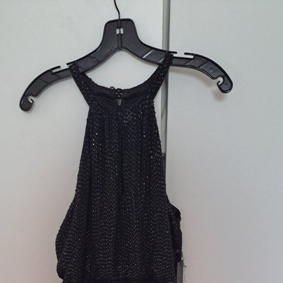 Marceline Black Beaded Gown by PARKER BLACK - Picture 1 of 6